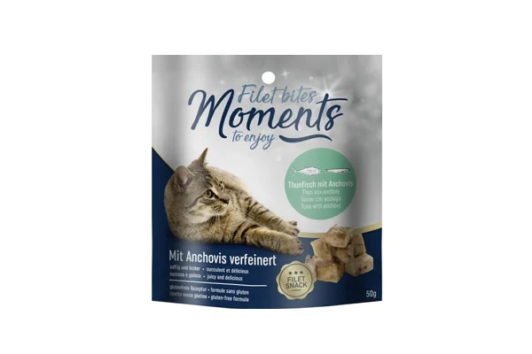 Nébih termékvisszahívás: MOMENTS Filet Bites Tonhal és Szardella 50 g