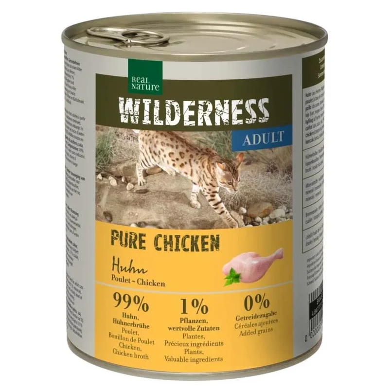 Nébih termékvisszahívás: Real Nature Wilderness, Pure Chicken Adult, konzerv, 400 g
