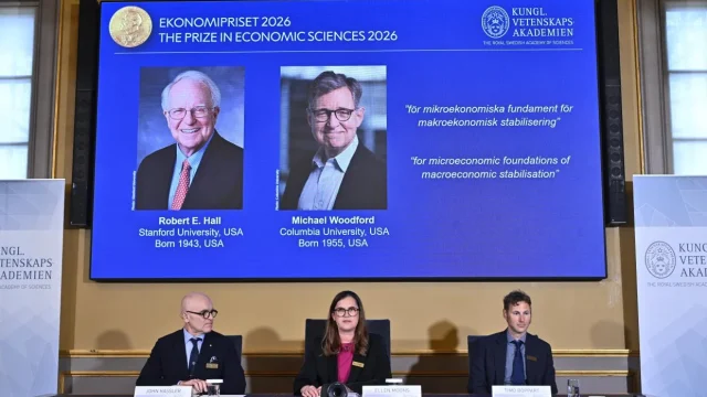 Robert E. Hall és Michael Woodford kapta a 2026-os közgazdasági Nobel-díjat