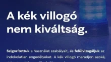 Szigorítja a kormány a megkülönböztető jelzések használatát és felülvizsgálja az engedélyeket
