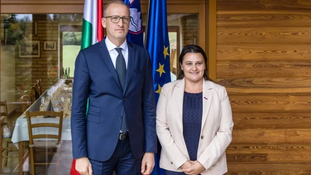 Tarr Zoltán és Suzana Lep Šimenko a magyar-szlovén határvidéken folytatott megbeszéléseket