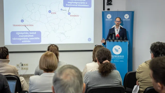 Téli túlélést segítő programot indított a Magyar Ökumenikus Segélyszervezet Kelet-Ukrajnában