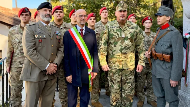 Az első világháború doberdói frontján elesett magyar hősökre emlékeztek Visintiniben