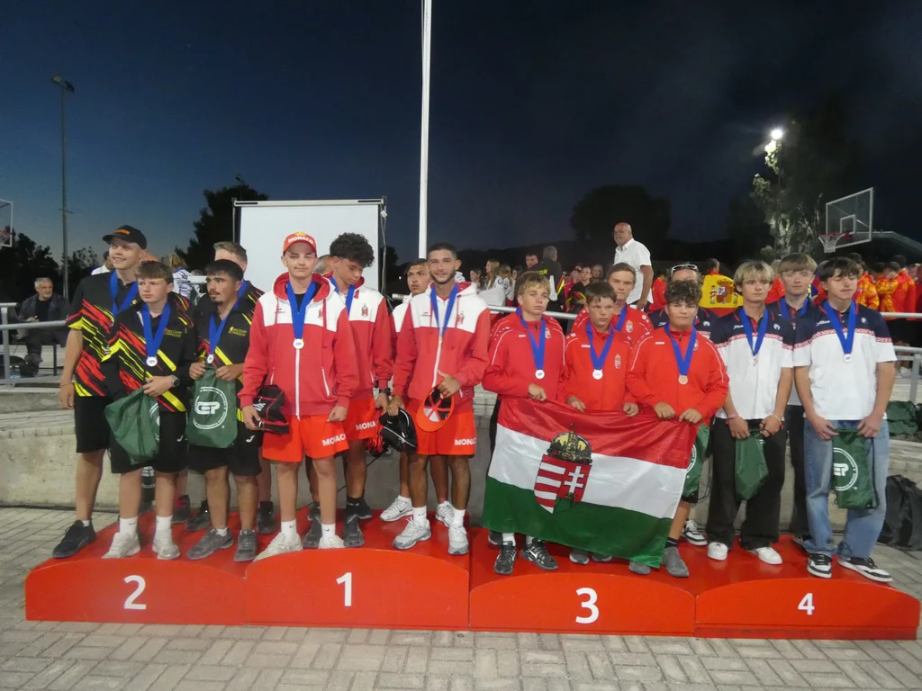 Történelmi magyar aranyérem a pétanque Európa-bajnokságon