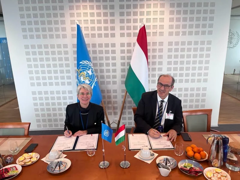 Új együttműködési megállapodást írt alá a WHO-val a magyar egészségügyi tárca