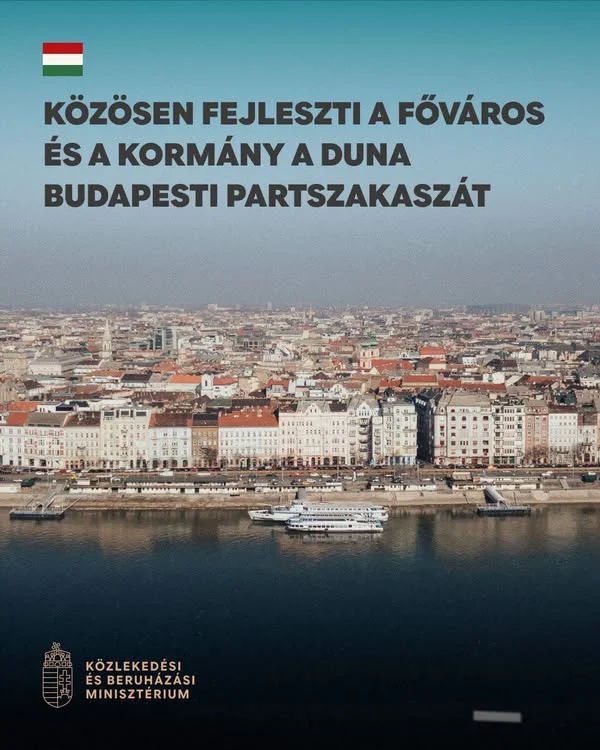 Közös tulajdonú céget alapít a kormány és a főváros a budapesti Duna-part fejlesztésére