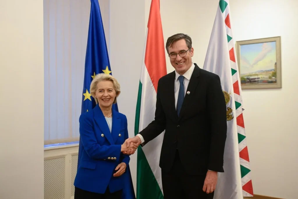 Ursula von der Leyent fogadta Karácsony Gergely a Városházán